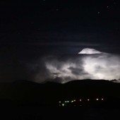 lightning storm far away